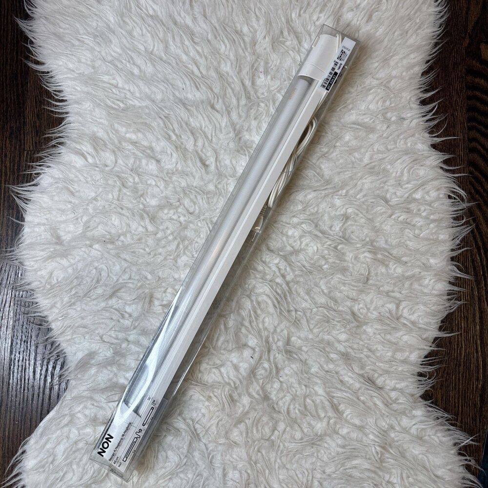 IKEA Under Cabinet Light Fixture 601.434.83 White Plug Kitchen Display Light New